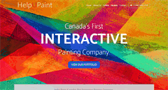 Desktop Screenshot of helpupaint.ca